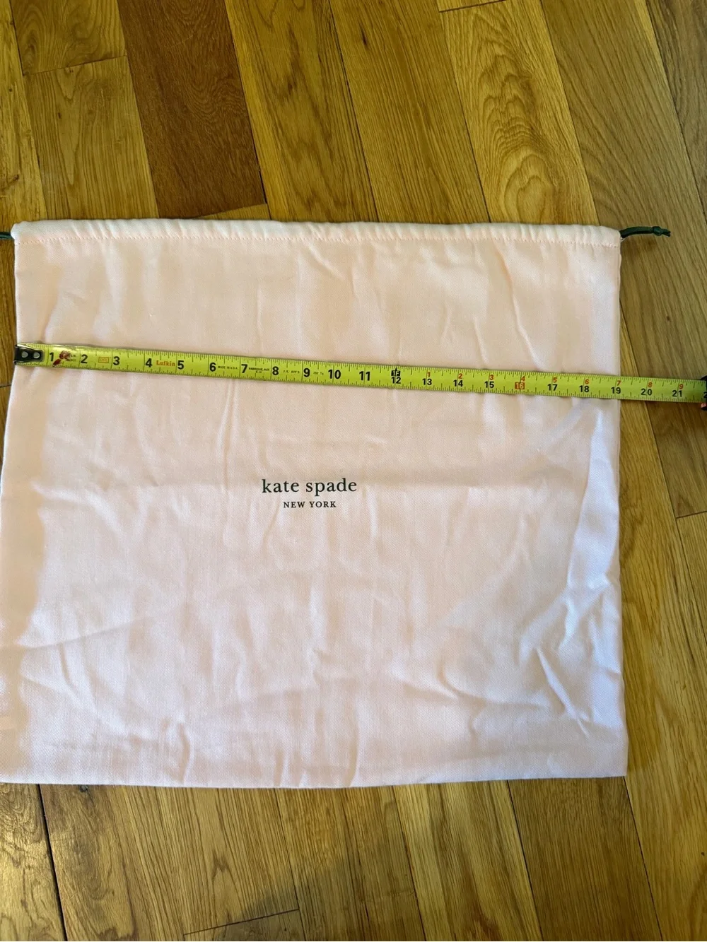 Kate Spade Pink Dust Bag 17.5”x19” Large